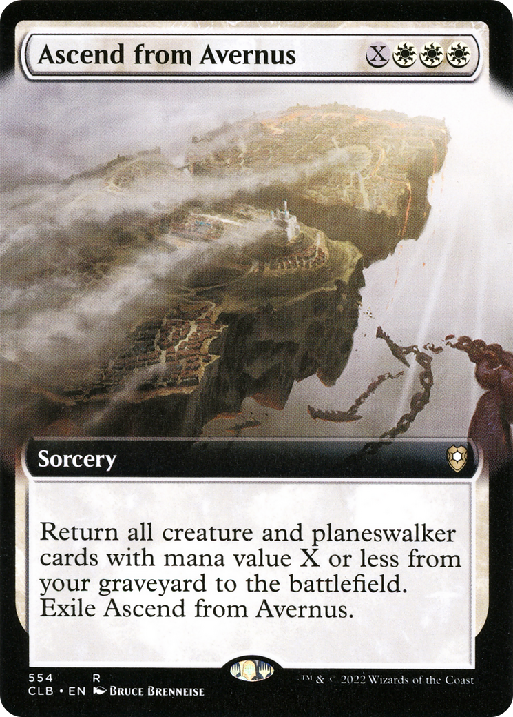 Image of Ascend from Avernus (Extended Art) [Commander Legends: Battle for Baldur's Gate]