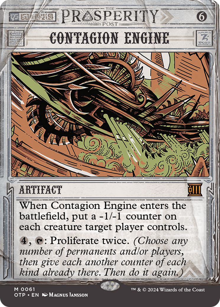 Image of Contagion Engine [Outlaws of Thunder Junction: Breaking News]