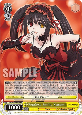 Image of Fearless Smile, Kurumi [Date A Live Vol.2]