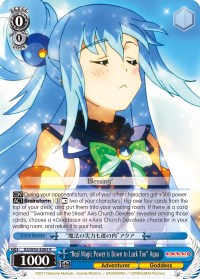 "Real Magic Power is Down to Luck Too" Aqua (KS/W55-E083 R) [KonoSuba 2]