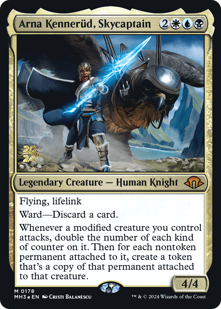 Image of Arna Kennerud, Skycaptain [Modern Horizons 3 Prerelease Promos]