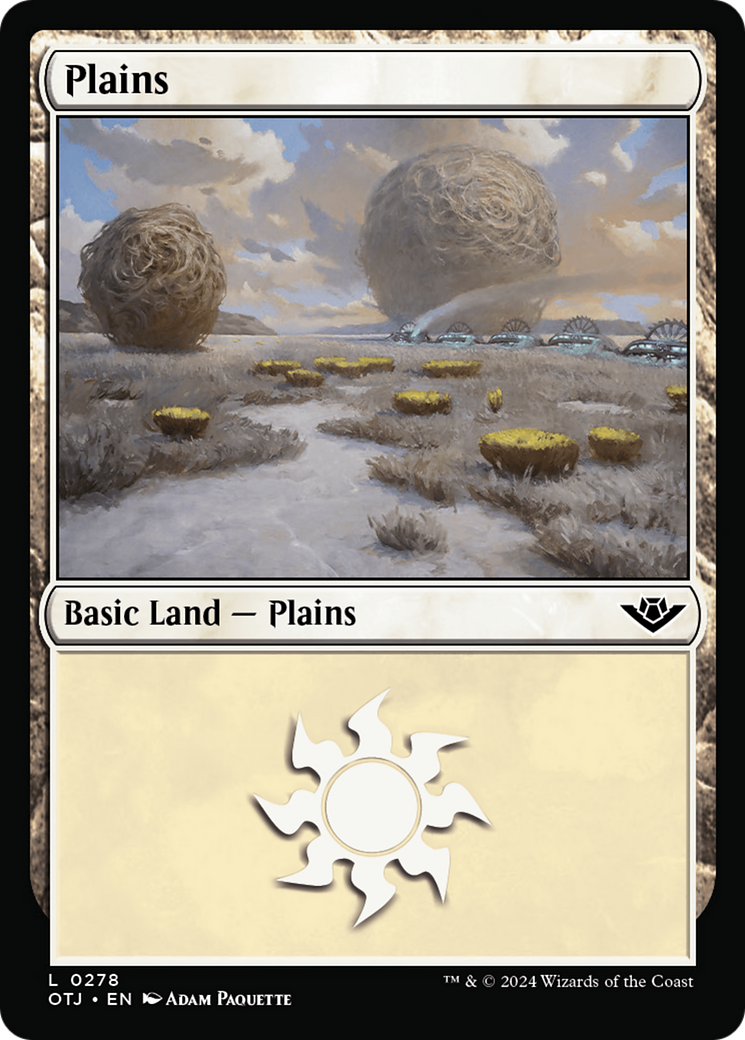 Image of Plains (0278) [Outlaws of Thunder Junction]