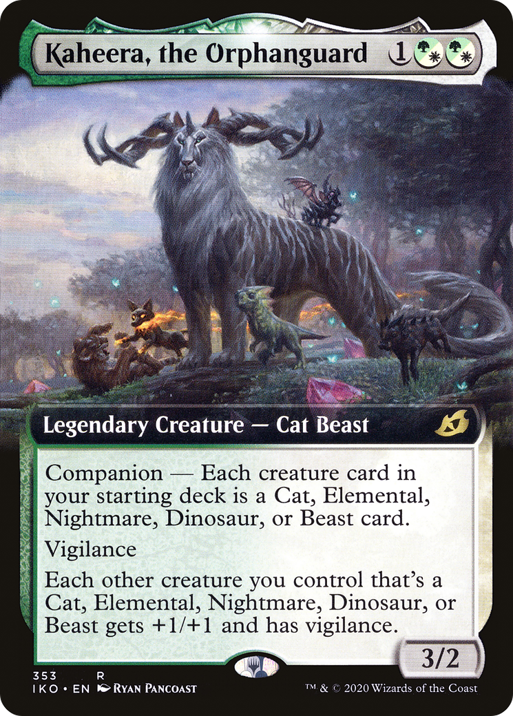 Image of Kaheera, the Orphanguard (Extended Art) [Ikoria: Lair of Behemoths]
