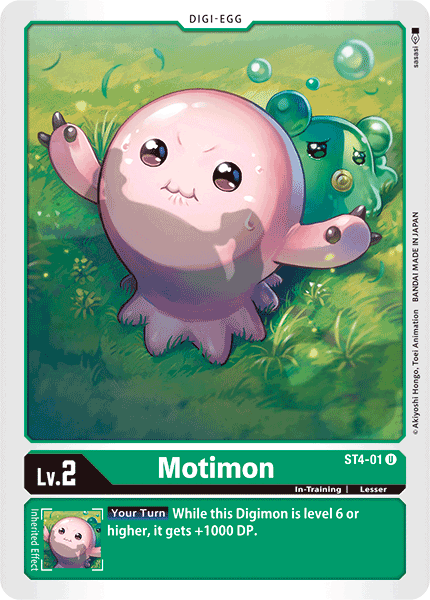 Image of Motimon [ST4-01] [Starter Deck: Giga Green]