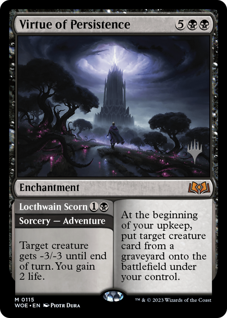 Image of Virtue of Persistence (Promo Pack) [Wilds of Eldraine Promos]