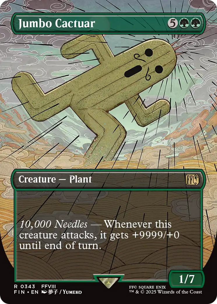 Image of Jumbo Cactuar (Borderless) [FINAL FANTASY]