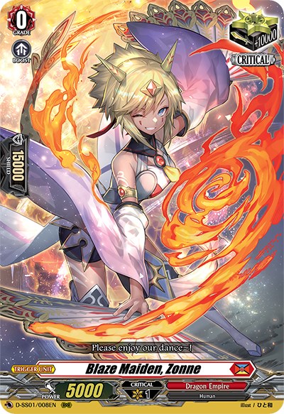 Image of Blaze Maiden, Zonne (D-SS01/008EN) [Festival Collection 2021]
