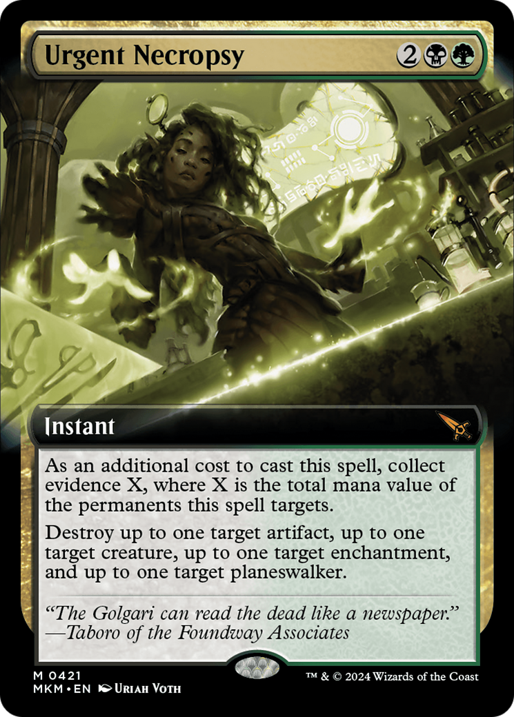 Image of Urgent Necropsy (Extended Art) [Murders at Karlov Manor]