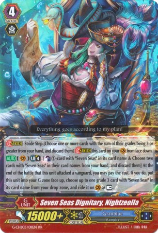 Image of Seven Seas Dignitary, Nightzeolla (G-CHB03/011EN) [Rummy Labyrinth Under the Moonlight]