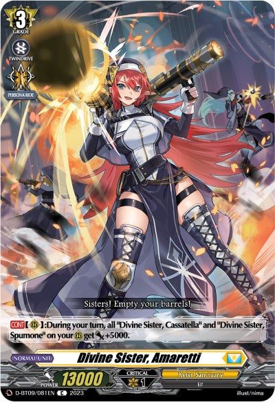 Image of Divine Sister, Amaretti (D-BT09/081EN) [Dragontree Invasion]
