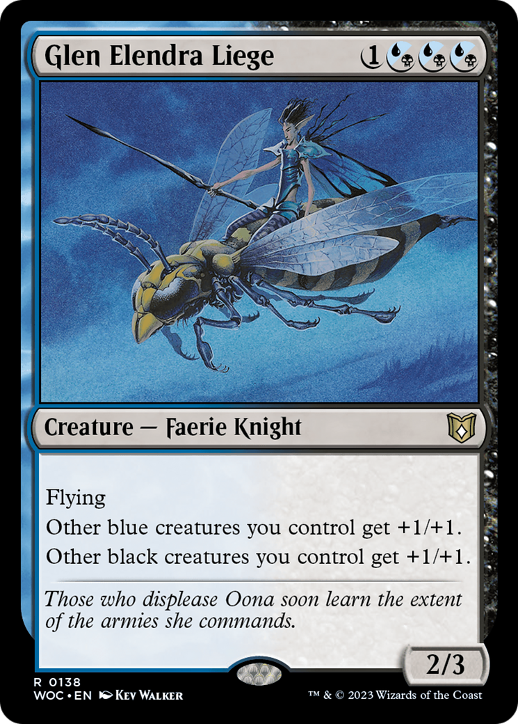 Image of Glen Elendra Liege [Wilds of Eldraine Commander]