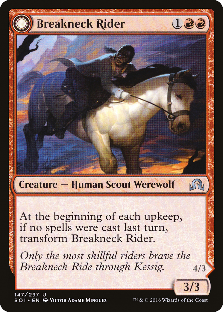 Image of Breakneck Rider // Neck Breaker [Shadows over Innistrad]
