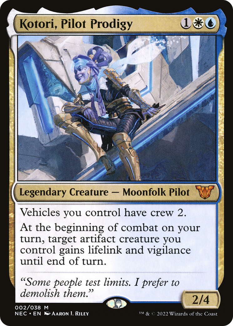 Image of Kotori, Pilot Prodigy [Kamigawa: Neon Dynasty Commander]