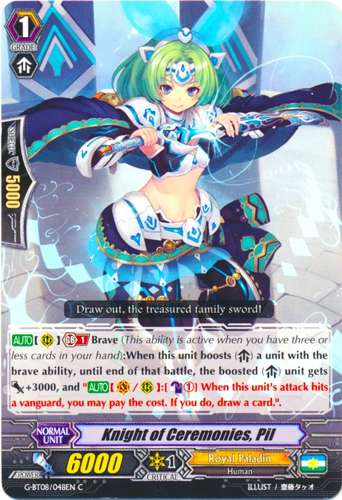 Image of Knight of Ceremonies, Pil (G-BT08/048EN) [Absolute Judgment]