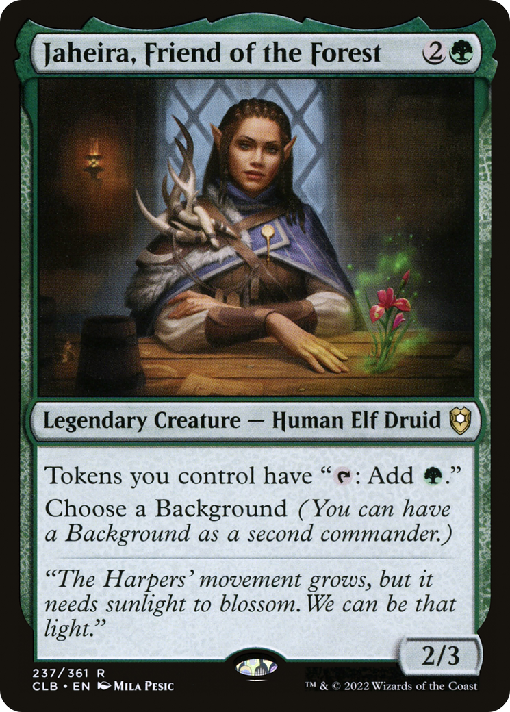 Image of Jaheira, Friend of the Forest [Commander Legends: Battle for Baldur's Gate]