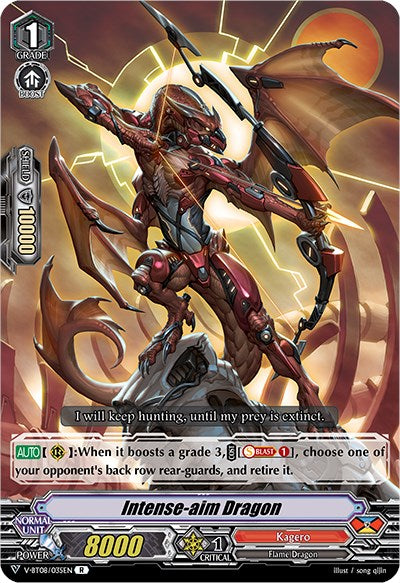 Image of Intense-aim Dragon (V-BT08/035EN R) [Silverdust Blaze]
