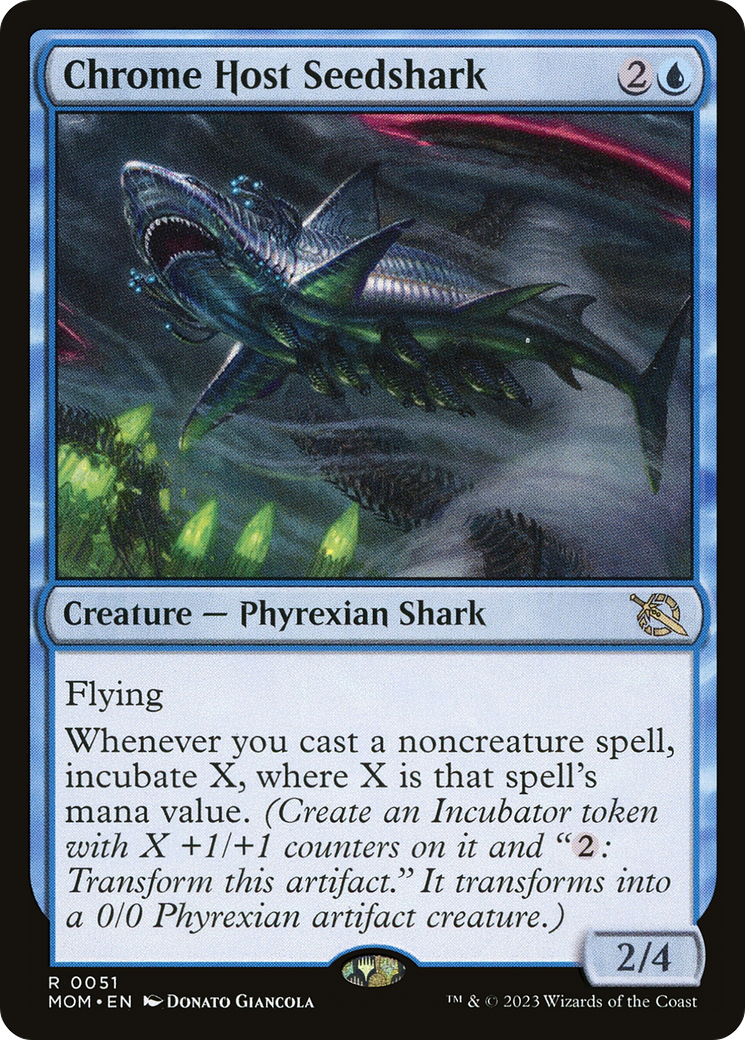 Image of Chrome Host Seedshark [March of the Machine]