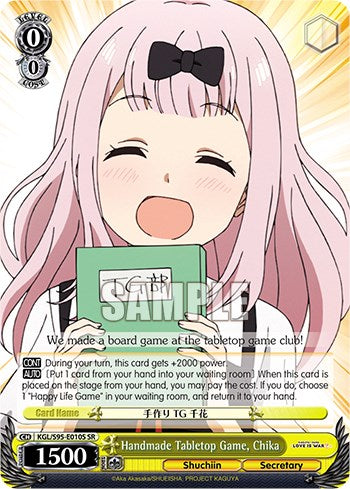 Image of Handmade Tabletop Game, Chika [Kaguya-Sama: Love is War?]