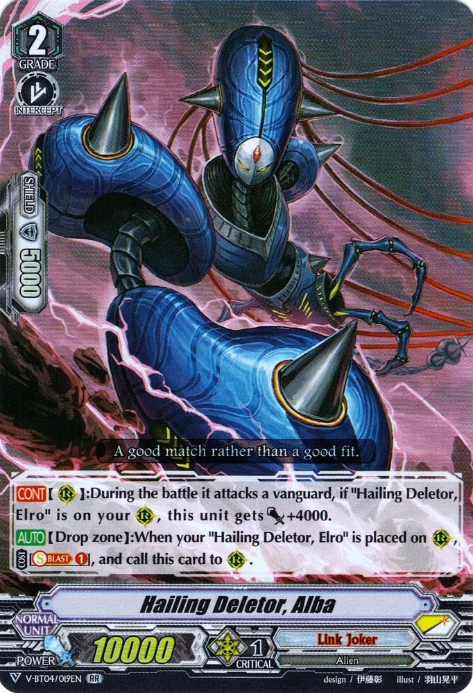 Image of Hailing Deletor, Alba (V-BT04/019EN) [Vilest! Deletor]