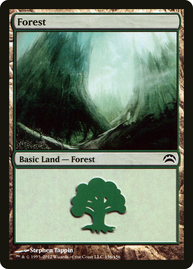 Image of Forest (156) (PC2-156) - Planechase 2012 Foil