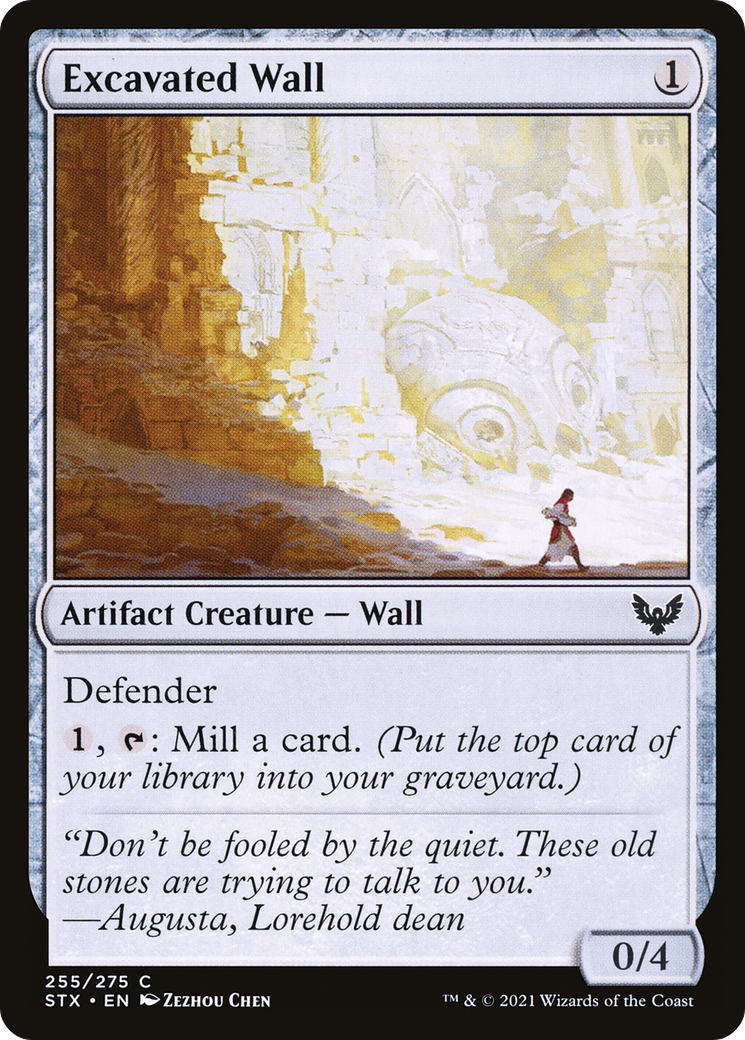 Image of Excavated Wall [Strixhaven: School of Mages]