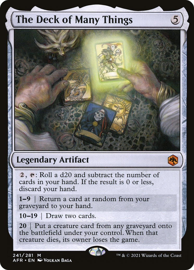 Image of The Deck of Many Things [Dungeons & Dragons: Adventures in the Forgotten Realms]