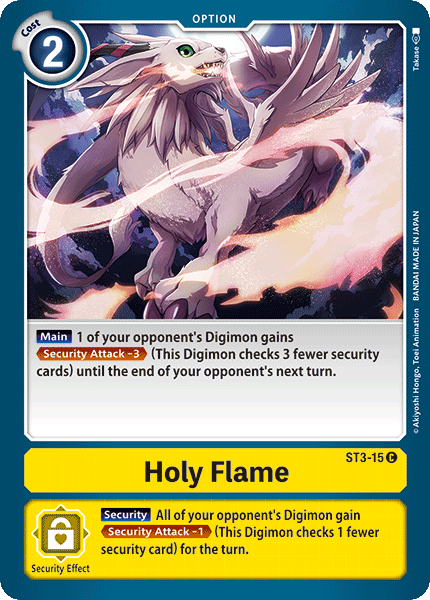 Image of Holy Flame [ST3-15] [Starter Deck: Heaven's Yellow]