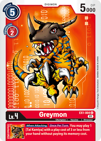 Image of Greymon [EX1-004] [Classic Collection]