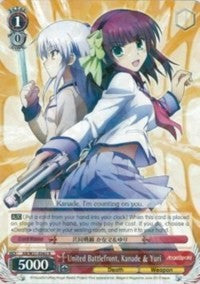 Image of United Battlefront, Kanade & Yuri (AB/W31-E063 R) [Angel Beats! Re:Edit]
