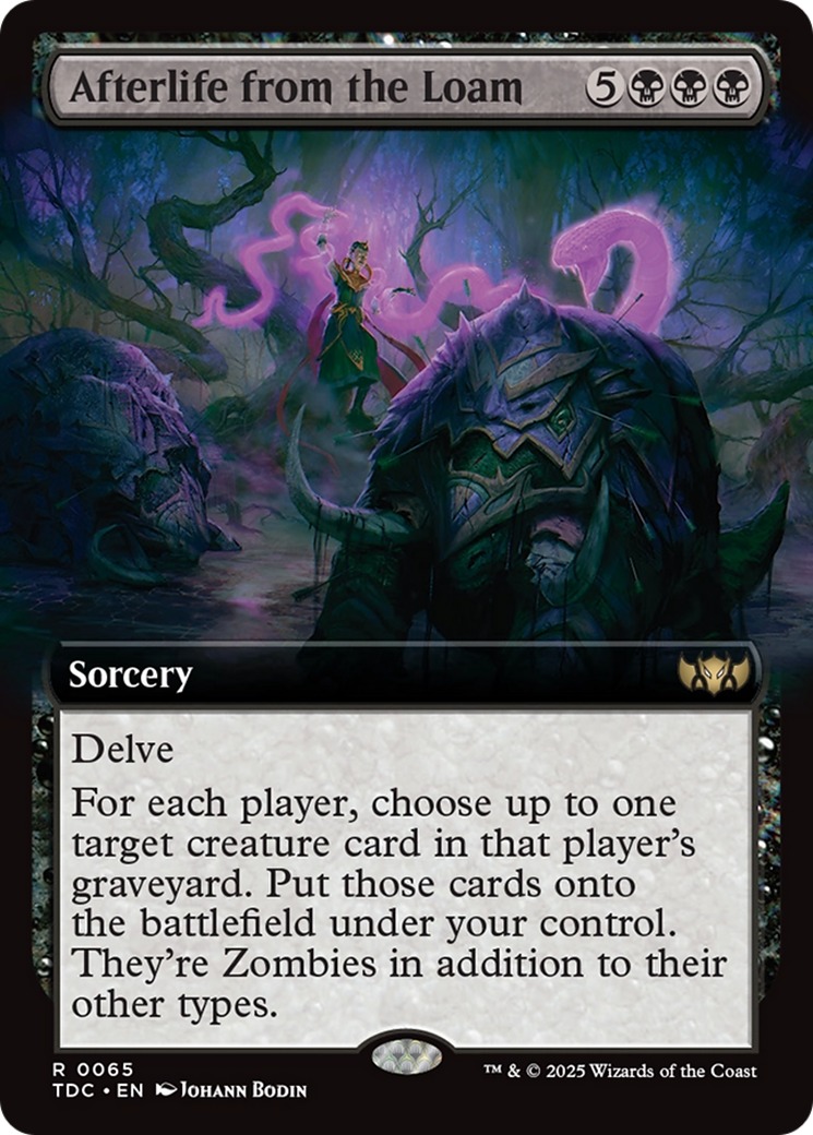 Image of Afterlife from the Loam (Extended Art) [Tarkir: Dragonstorm Commander]