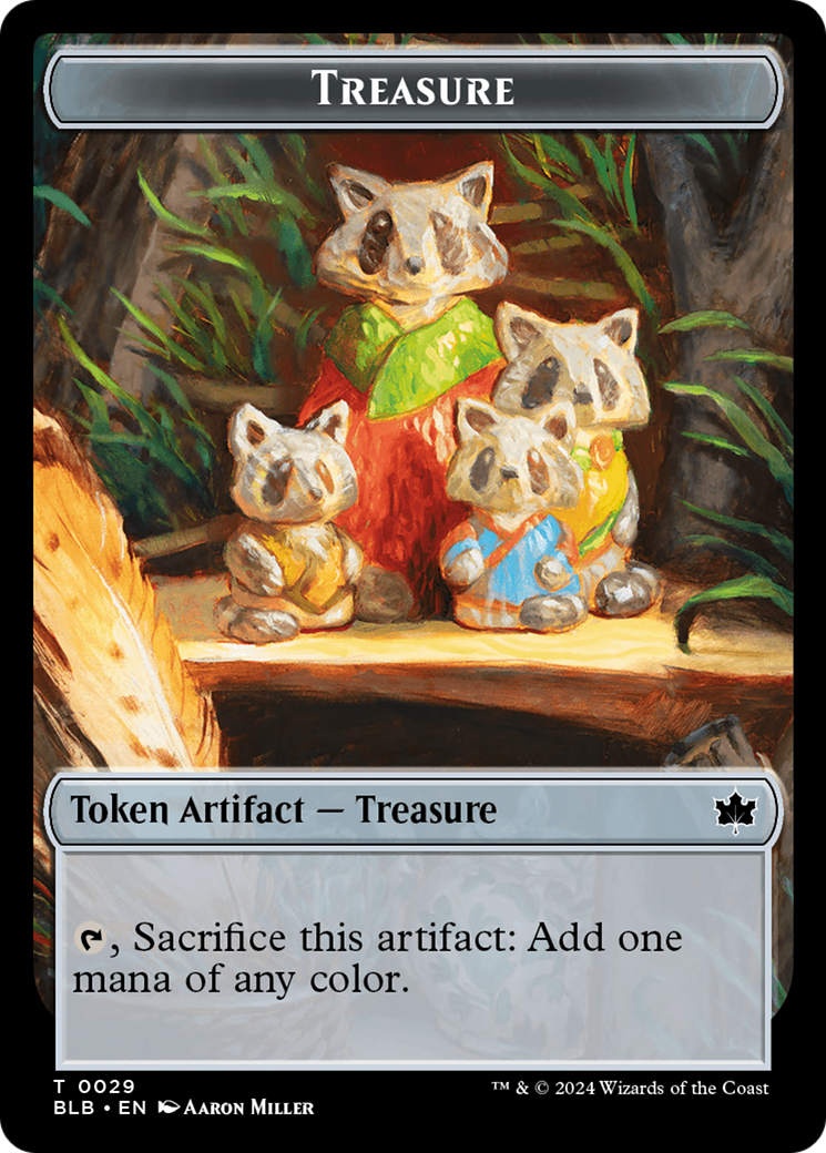 Image of Treasure Token [Bloomburrow Tokens]