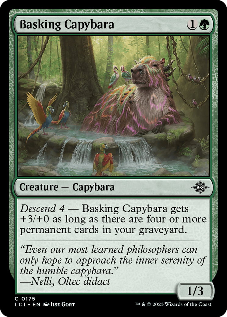 Image of Basking Capybara [The Lost Caverns of Ixalan]