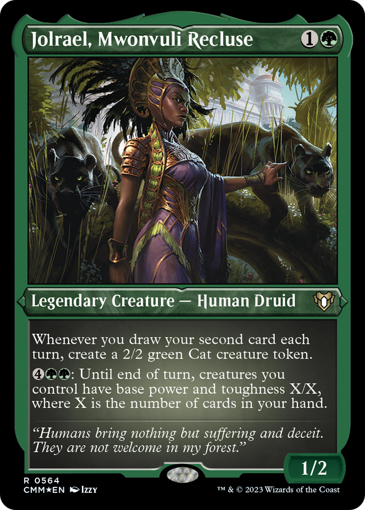 Image of Jolrael, Mwonvuli Recluse (Foil Etched) [Commander Masters]