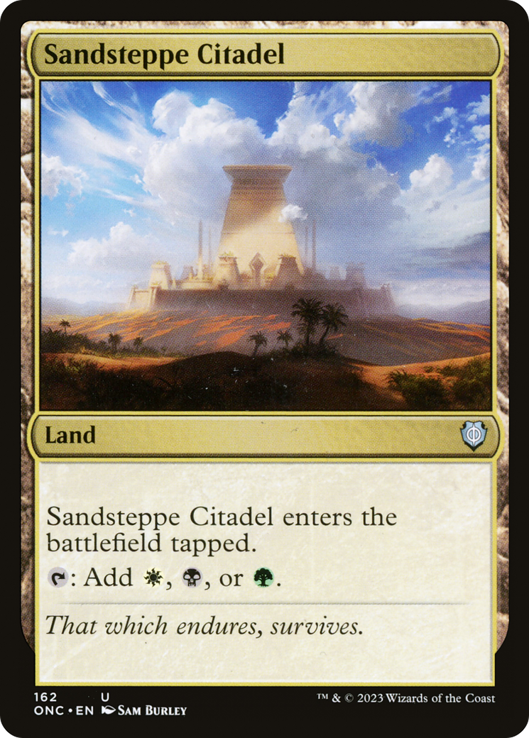 Image of Sandsteppe Citadel [Phyrexia: All Will Be One Commander]