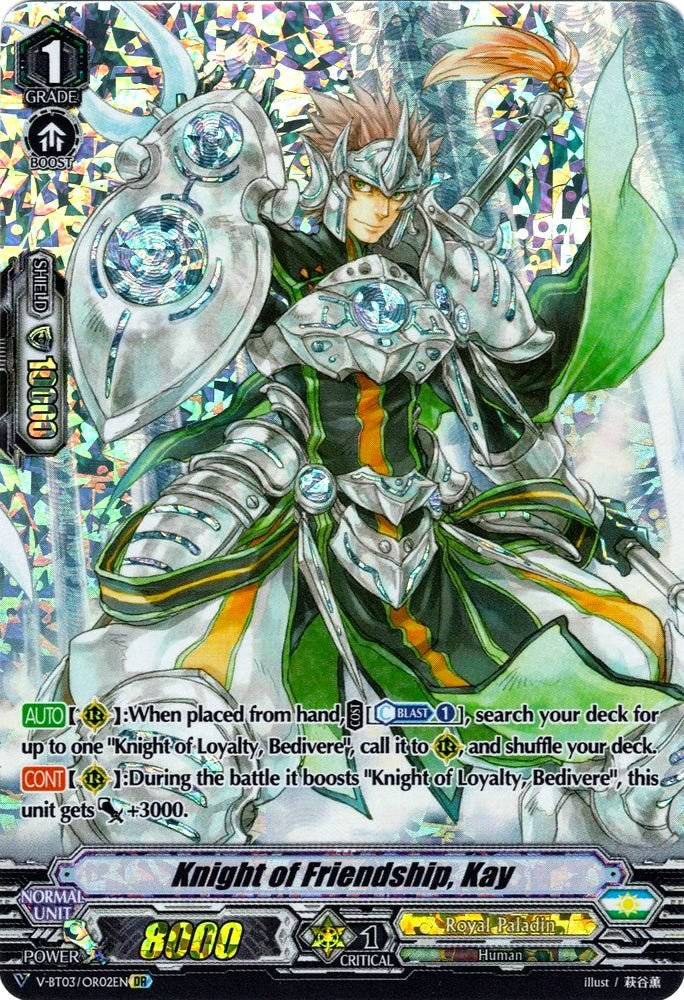 Image of Knight of Friendship, Kay (V-BT03/OR02EN) [Miyaji Academy CF Club]