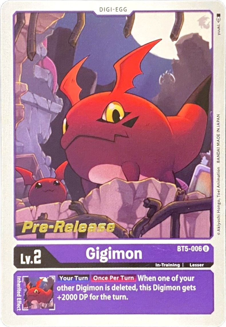 Image of Gigimon [BT5-006] [Battle of Omni Pre-Release Promos]