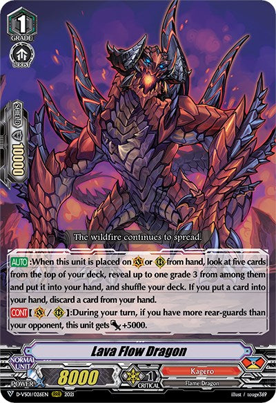 Image of Lava Flow Dragon (D-VS01/026EN) [V Clan Collection Vol.1]