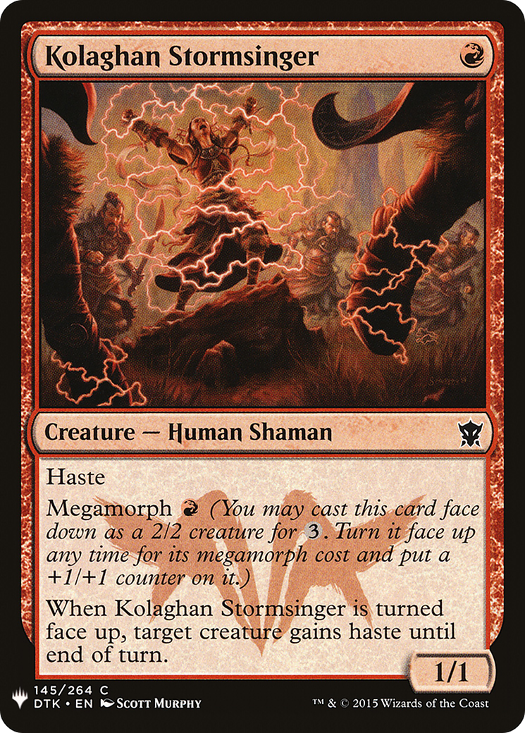 Image of Kolaghan Stormsinger [Mystery Booster]