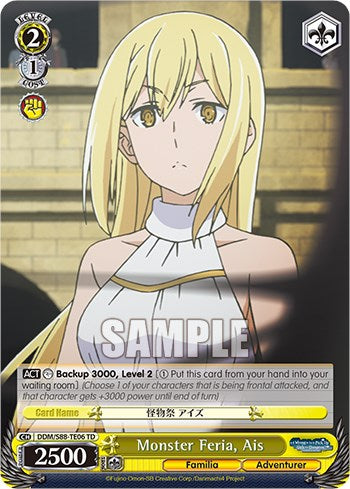 Image of Monster Feria, Ais (DDM/S88-TE06 TD) [Is it Wrong to Try to Pick Up Girls in a Dungeon?]