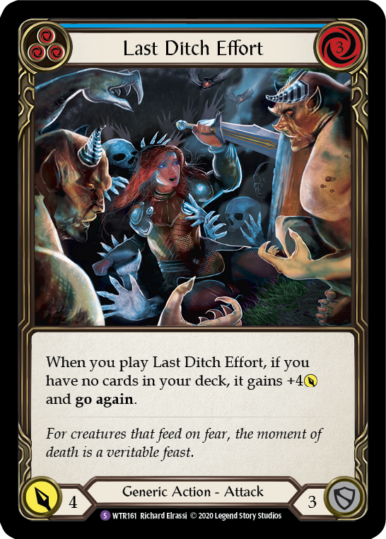 Image of Last Ditch Effort [U-WTR161] (Welcome to Rathe Unlimited)  Unlimited Normal