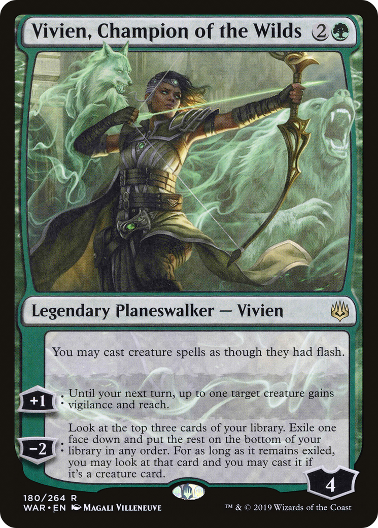 Image of Vivien, Champion of the Wilds [War of the Spark]