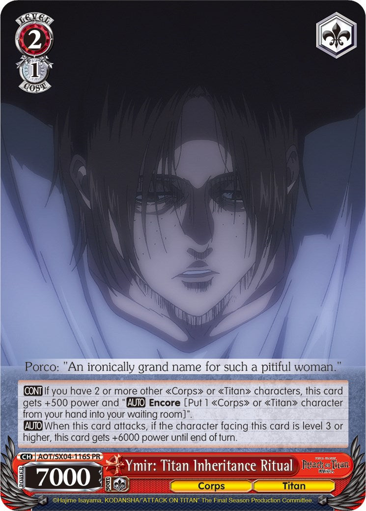 Image of Ymir: Titan Inheritance Ritual (Foil) [Attack On Titan: Final Season]