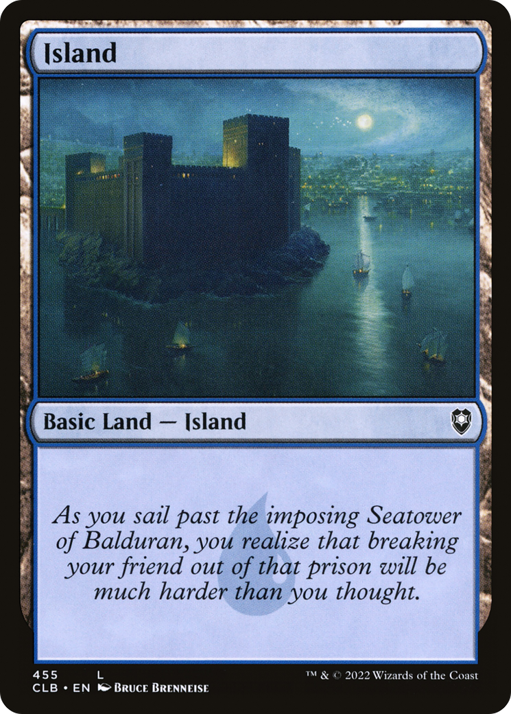 Image of Island (455) [Commander Legends: Battle for Baldur's Gate]