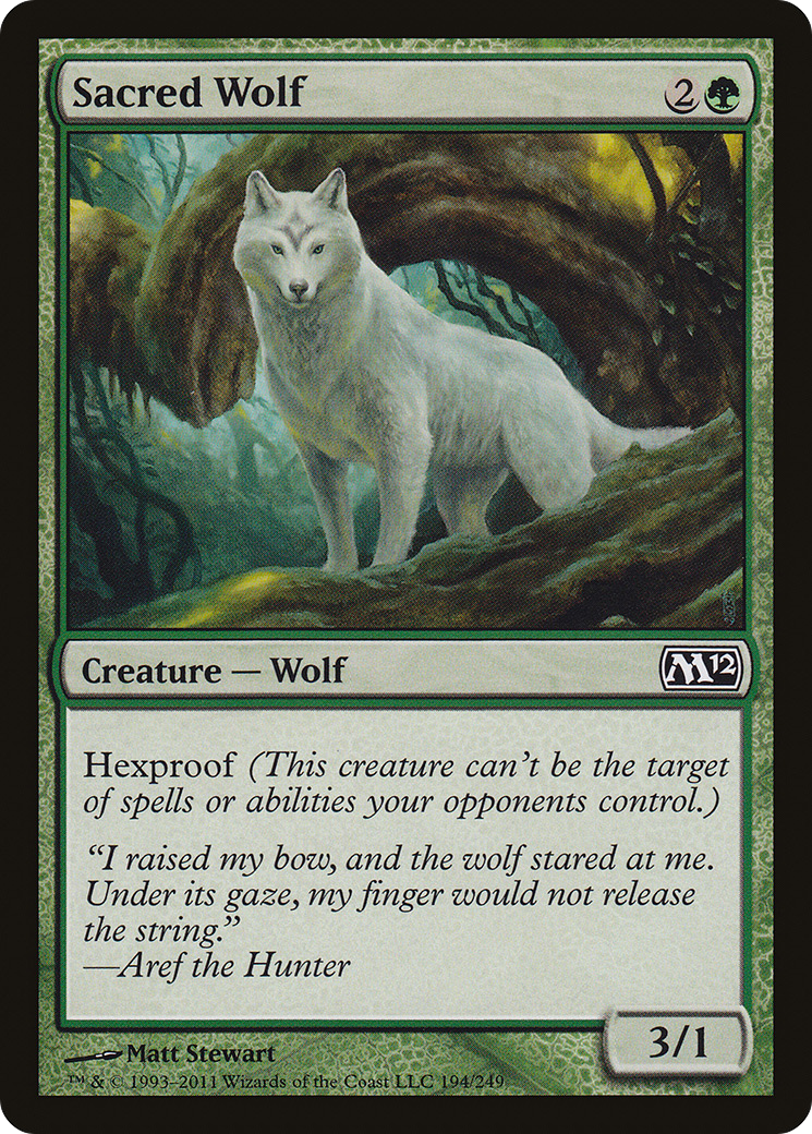 Image of Sacred Wolf [Magic 2012]
