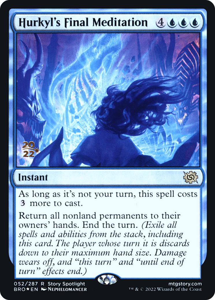 Image of Hurkyl's Final Meditation [The Brothers' War Prerelease Promos]