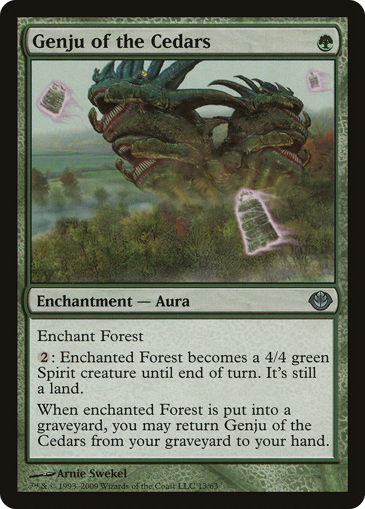Image of Genju of the Cedars [Duel Decks: Garruk vs. Liliana]