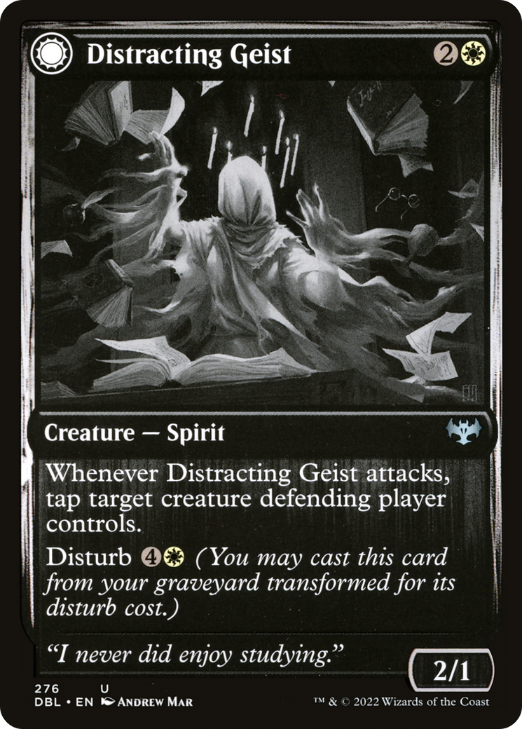 Image of Distracting Geist // Clever Distraction [Innistrad: Double Feature]