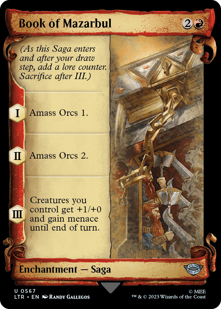 Image of Book of Mazarbul [The Lord of the Rings: Tales of Middle-Earth Showcase Scrolls]