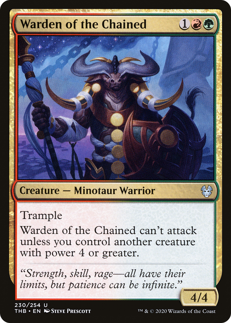 Image of Warden of the Chained [Theros Beyond Death]
