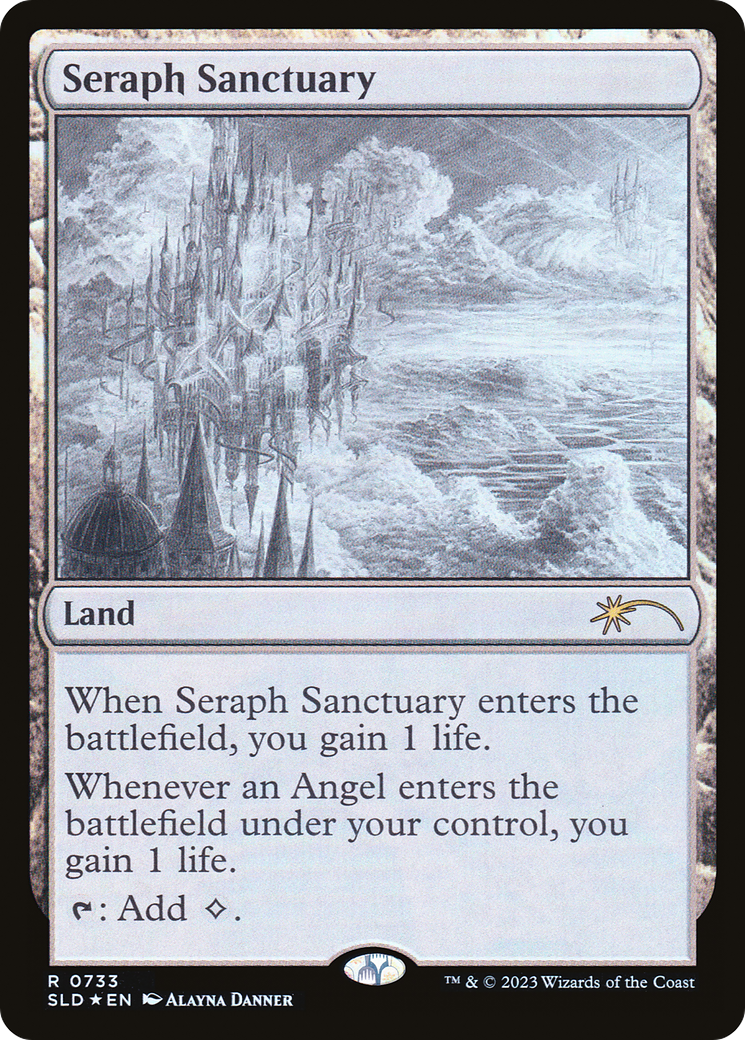 Image of Seraph Sanctuary (Sketch) [Secret Lair Drop Promos]